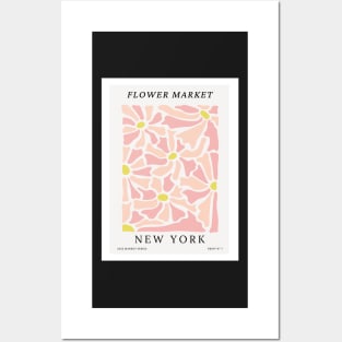 New York Botanical Flower Market Posters and Art